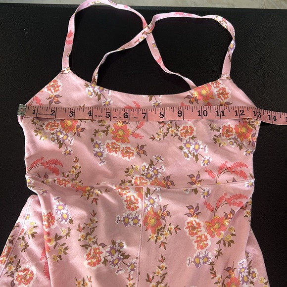 Arie Offline Real Me 3” Floral Shortie‎ Bodysuit. Country Pink. Size L (711) - Picture 6 of 11